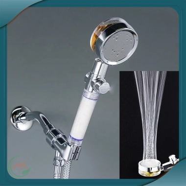 Đầu vòi hoa sen tăng áp cánh quạt không chiết áp, tia nước xoáy tháp + lõi lọc – 55.000đ