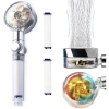 Đầu vòi hoa sen tăng áp cánh quạt không chiết áp, tia nước xoáy tháp + lõi lọc – 55.000đ 3