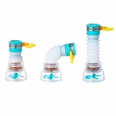 Đầu vòi lọc nước tăng áp 360 độ bắn tung toé - Kéo dài vòi rửa chén, tăng áp lực nước 10.300 VND