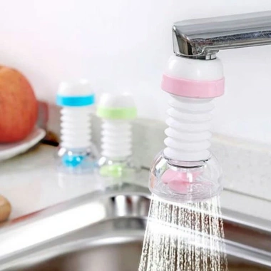 Đầu vòi lọc nước tăng áp 360 độ bắn tung toé - Kéo dài vòi rửa chén, tăng áp lực nước 10.300 VND