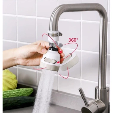 Đầu vòi rửa bát xoay 360° - 3 chế độ, tăng áp lực nước, phù hợp bồn rửa chén, chỉ 36.000₫