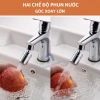 Đầu vòi rửa chén tăng áp 360 độ xoay, chống bắn, 2 chế độ phun - tặng ren 6 món, 89.000₫ 6