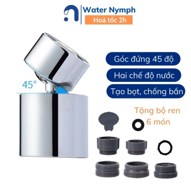 Đầu vòi rửa chén tăng áp 360 độ xoay, chống bắn, 2 chế độ phun - tặng ren 6 món, 89.000₫ 10 Đầu vòi rửa chén tăng áp 360 độ xoay, chống bắn, 2 chế độ phun - tặng ren 6 món, 89.000₫ 10