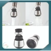 Đầu Vòi Tăng Áp Xoay 360° - Rửa Chén Bát 2 Chế Độ, Nhựa ABS Chịu Nhiệt, Vòi Nhỏ 5cm