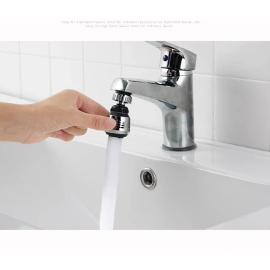 Đầu Vòi Tăng Áp Xoay 360° - Rửa Chén Bát 2 Chế Độ, Nhựa ABS Chịu Nhiệt, Vòi Nhỏ 5cm