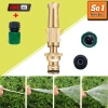 Đầu Vòi Xịt Tăng Áp Mini Bằng Đồng - Áp Lực Cao, Rửa Xe, Rửa Sân, Tưới Cây Chỉ 50k