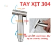 Đầu Vòi Xịt Vệ Sinh Bồn Cầu Không Dây Inox 304 - Chọn Tay Inox Hay Nhựa 34.900₫ 8