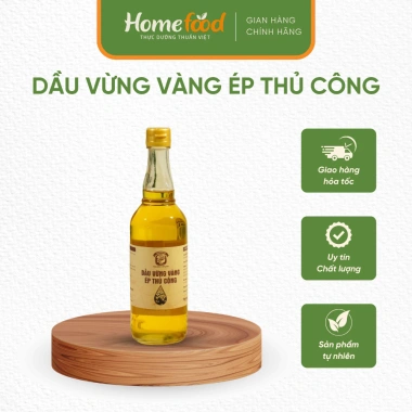 Dầu vừng vàng Homefood 300ml-500ml, hương vị tự nhiên, giảm giá 124k, mua ngay