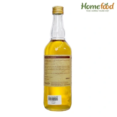 Dầu vừng vàng Homefood 300ml-500ml, hương vị tự nhiên, giảm giá 124k, mua ngay 7