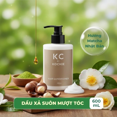 Dầu xả KC By Kochie 600ml - Suôn mượt, nuôi dưỡng tóc, giảm 278.000đ Dầu xả KC By Kochie 600ml - Suôn mượt, nuôi dưỡng tóc, giảm 278.000đ