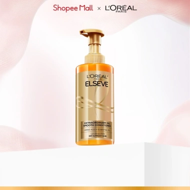 Dầu xả L'Oreal Paris Extraordinary Oil Smooth 440ml Dưỡng sâu tóc mượt giảm giá 245k