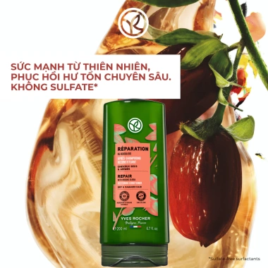 Dầu xả thiên nhiên Yves Rocher không silicone 200ml - Mềm mượt, nuôi dưỡng, chỉ 313.000₫ 6 Dầu xả thiên nhiên Yves Rocher không silicone 200ml - Mềm mượt, nuôi dưỡng, chỉ 313.000₫ 6