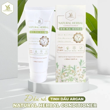 Dầu Xả Tinh Dầu Argan Natural Herbal Chính Hãng - Dưỡng ẩm, Mềm Mượt, Giá 260k 3