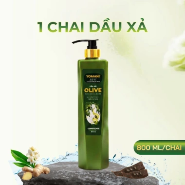 Dầu Xả Yomani Olive Cao Cấp 800ml - Phục Hồi Tóc Khô, An Toàn Lành Tính, Giá 219k 2