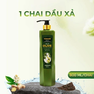 Dầu Xả Yomani Olive Cao Cấp 800ml - Phục Hồi Tóc Khô, An Toàn Lành Tính, Giá 219k 7