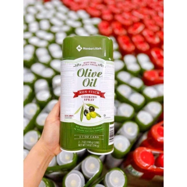 Dầu xịt ăn kiêng Olive Oil Members Mark 7oz - 700 lần xịt, giảm giá 203.000₫