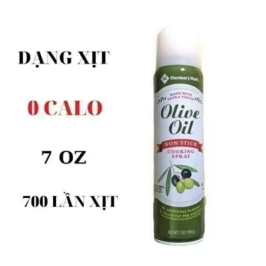 Dầu xịt ăn kiêng Olive Oil Members Mark 7oz - 700 lần xịt, giảm giá 203.000₫
