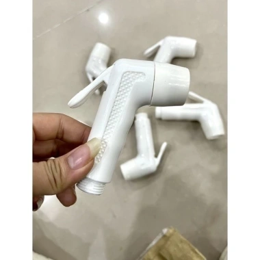 Đầu Xịt Vệ Sinh Nhựa Trắng Cao Cấp TOLIE - Giá ưu đãi 24.900, sạch nhanh, bền bỉ
