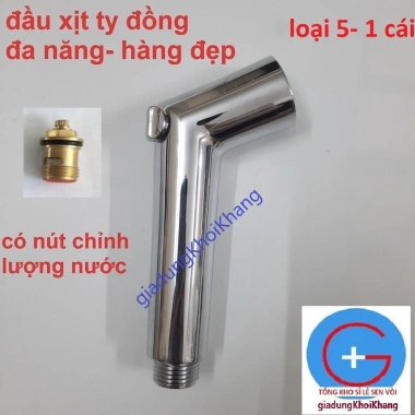 Đầu Xịt Vệ Sinh Toilet Cao Cấp Mạ Chrome - Vòi Xịt Đa Dạng Giá 25.000 VNĐ 5 Đầu Xịt Vệ Sinh Toilet Cao Cấp Mạ Chrome - Vòi Xịt Đa Dạng Giá 25.000 VNĐ 5