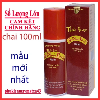 Dầu xịt xoa bóp thảo dược An Phúc Bình 100ml - Giảm đau xương khớp, chính hãng
