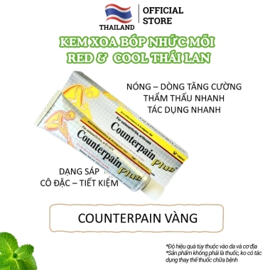 Dầu xoa bóp Counterpain 60gr Fata - Cao Thái Lan giảm đau nhanh, chỉ 79.500đ