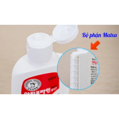 Dầu Xoa Bóp Hàn Quốc Chai Đỏ - Dầu Gió Nóng Xương Khớp, Con Lăn Massage, Giá 80.000đ