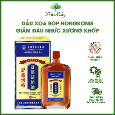 Dầu xoa bóp HONGKONG 50ml - Giảm đau xương khớp, gối, cổ, vai gáy, giảm giá 75.000đ