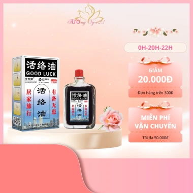 Dầu xoa bóp xương khớp Hong Kong Good Luck 25ml - Giảm đau đầu gối, cổ, vai gáy, chỉ 89.000₫