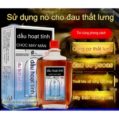 Dầu xoa bóp xương khớp Hong Kong Good Luck 25ml - Giảm đau đầu gối, cổ, vai gáy, chỉ 89.000₫