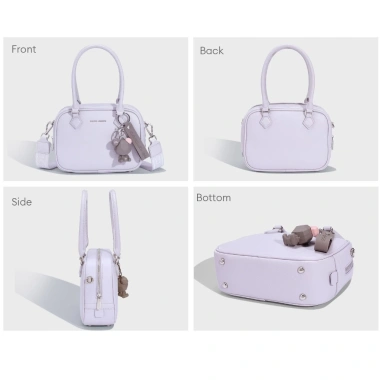 David Jones Paris Túi Đeo Top-Handle Da PU Nữ Mềm Mại 2.025 Giá 609.000 VND