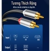 Dây 2RCA Hoa Sen Đầu Hợp Kim Nhôm Jack Mạ Vàng 24K Cao Cấp NYT - Giá 90.000 8