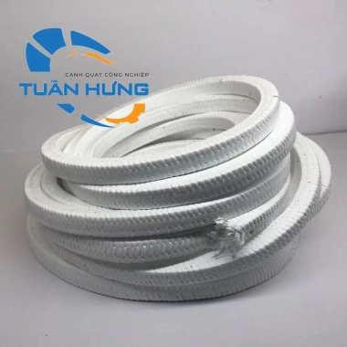 Dây amiang chèn tết Teflon, gioăng vuông 4x4‑20x20 bán mét – Giá 30.000₫ giảm