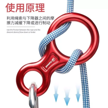 Dây An Toàn Descender Cao Cấp Cho Leo Núi - Giá 111.450đ Giảm 23% Bền Bỉ, Dễ Dùng