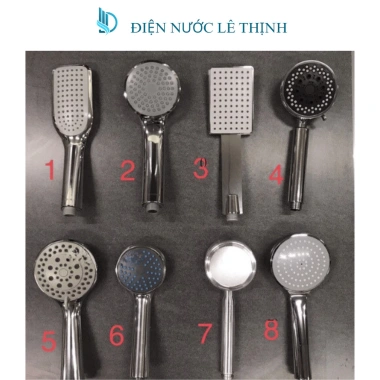 Dây bát sen tắm cao cấp bền đẹp kèm roăng cao su mẫu 1-6-8 - Giá ưu đãi 56.000₫