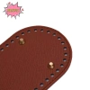 Đáy bầu dục 30x10cm cho túi dệt kim – Phụ kiện DIY túi da, màu trơn, giảm giá 26.702₫ 8