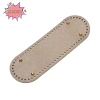 Đáy bầu dục 30x10cm cho túi dệt kim – Phụ kiện DIY túi da, màu trơn, giảm giá 26.702₫ 13