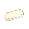Đáy bầu dục 30x10cm cho túi dệt kim – Phụ kiện DIY túi da, màu trơn, giảm giá 26.702₫ 20