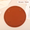 Đáy bầu dục 30x10cm cho túi dệt kim – Phụ kiện DIY túi da, màu trơn, giảm giá 26.702₫ 25