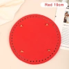 Đáy bầu dục 30x10cm cho túi dệt kim – Phụ kiện DIY túi da, màu trơn, giảm giá 26.702₫ 26