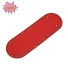 Đáy bầu dục 30x10cm cho túi dệt kim – Phụ kiện DIY túi da, màu trơn, giảm giá 26.702₫ 31