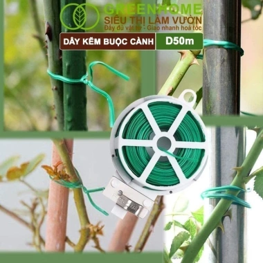 Dây Buộc Cành 20m/50m Kẽm Bọc Nhựa, Đầu Cắt Tiện Lợi, Cố Định Thân Cây - 25.000₫ 3 Dây Buộc Cành 20m/50m Kẽm Bọc Nhựa, Đầu Cắt Tiện Lợi, Cố Định Thân Cây - 25.000₫ 3