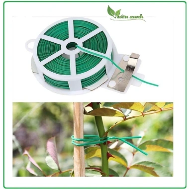 Dây Buộc Cành 20m/50m Kẽm Bọc Nhựa, Đầu Cắt Tiện Lợi, Cố Định Thân Cây - 25.000₫ 10 Dây Buộc Cành 20m/50m Kẽm Bọc Nhựa, Đầu Cắt Tiện Lợi, Cố Định Thân Cây - 25.000₫ 10