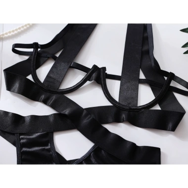 Dây buộc chắp vá Bộ áo liền quần dây rỗng cho nữ - Giá ưu đãi 138.354₫ 2