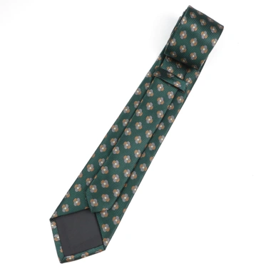 Dây buộc cổ nam jacquard sọc hoa 7cm màu xanh đỏ xanh dương - Phụ kiện thời trang ngày thường, tiệc cưới, quà tặng
