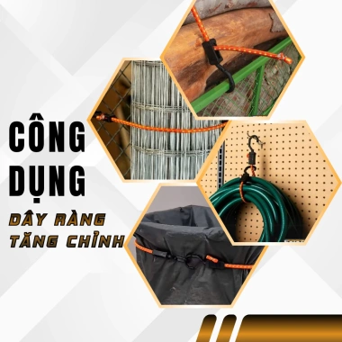 Dây Buộc Đàn Hồi SafeStraps 51cm - Móc Nhựa Lõi Thép Bền Bỉ, Chắc Chắn, Tăng Chỉnh Tiện Lợi, Giá 18.130 VND 7