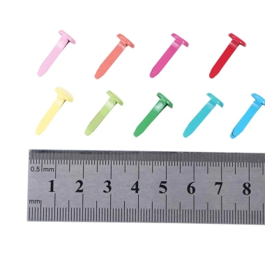 Dây buộc giấy NLINNI đầu tròn 100 chiếc - Phụ kiện scrapbooking giá ưu đãi 62.700 VND