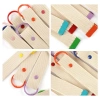 Dây buộc móc khóa NLINNI đa năng, ruy băng bền màu sắc, DIY unisex - Giá 79.200₫ 4
