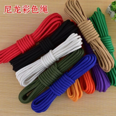 Dây buộc nylon polypropylene dày mỏng, dây thừng chống mòn, dùng để phơi quần áo và trang trí gia dụng