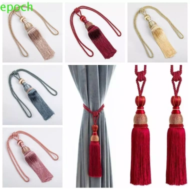 Dây buộc rèm EPOCH tua rua không đục lỗ đa màu, sợi polyester, bóng treo - phụ kiện tennis giá ưu đãi 62.640₫