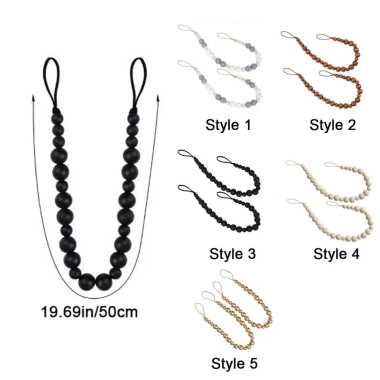 Dây Buộc Rèm Hạt Gỗ 2 Chiếc Handmade Dễ Lắp Đặt Phong Cách Trang Trại Giá 89.532₫ 2